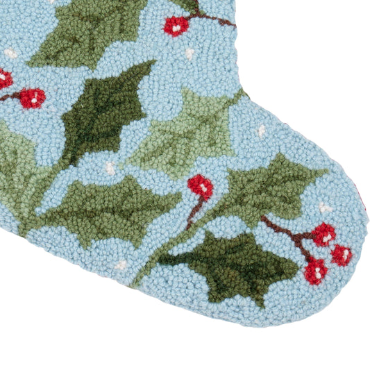 Christmas Stocking | Hook & Loop | Holly