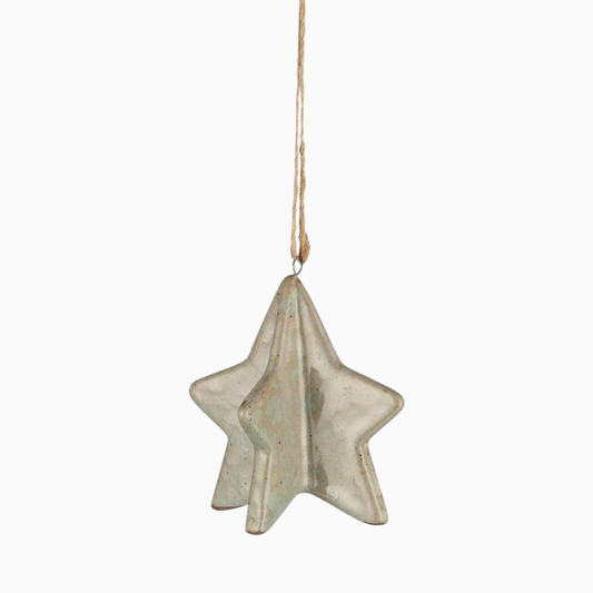 Ceramic Star Decoration | Dappled