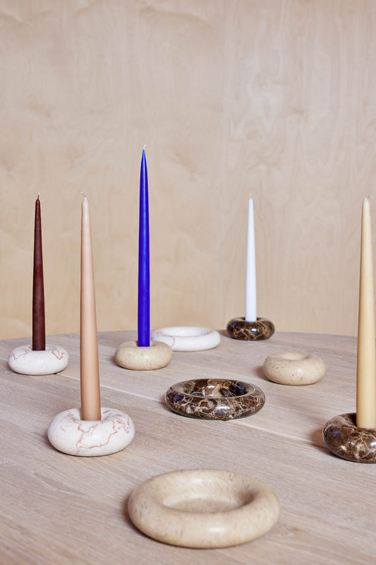 Fukai Candles 2pk | Large | Clay