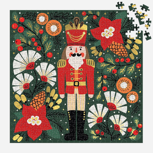 Christmas Foil Puzzle 500pc | Merry Nutcracker