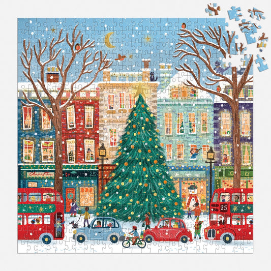 Christmas Foil Puzzle 500pc | Tinsel City