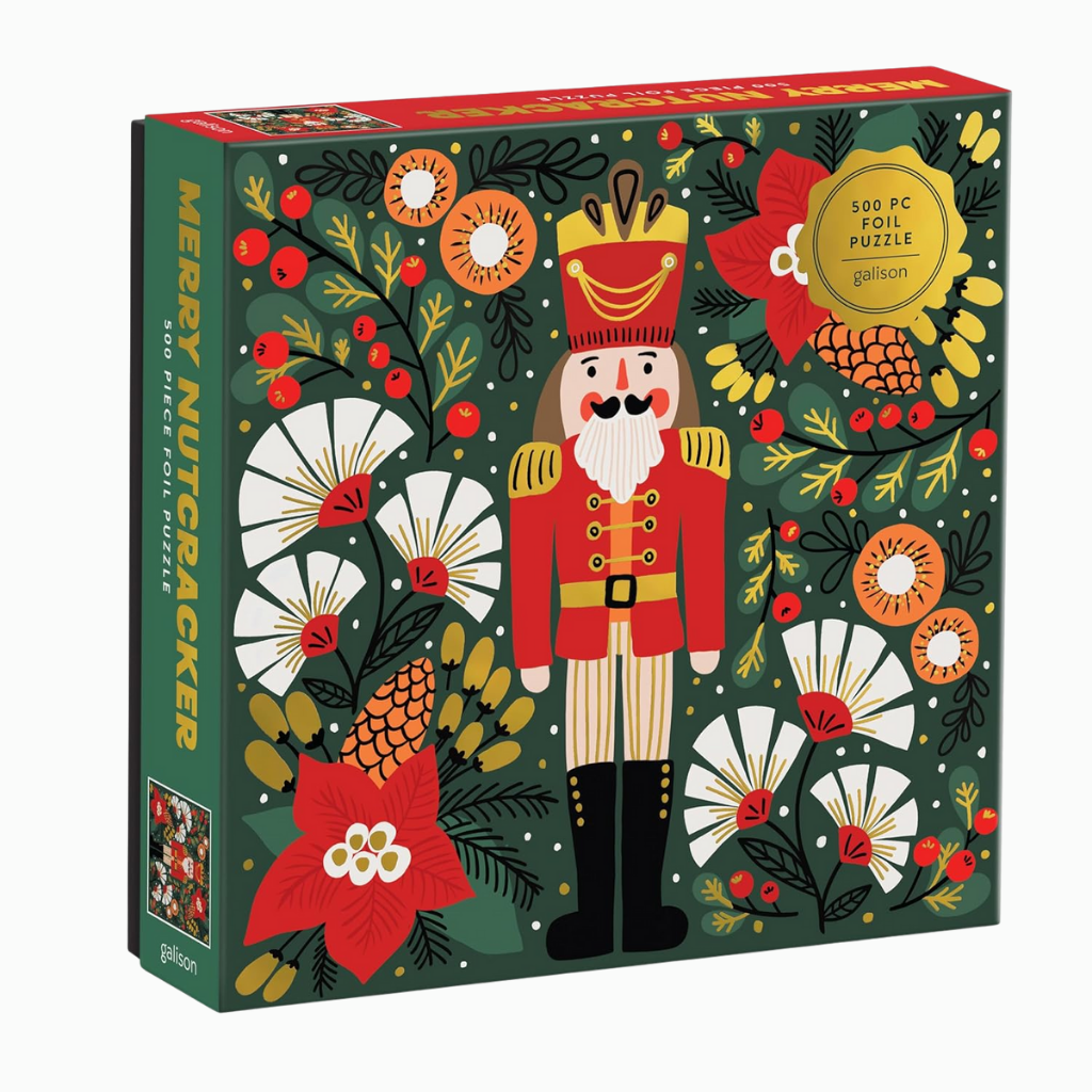 Christmas Foil Puzzle 500pc | Merry Nutcracker