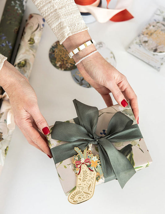 Fine Enamel Christmas Ornament | Stocking