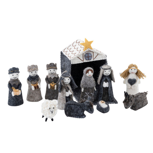 Felt Nativity Scene | Natural
