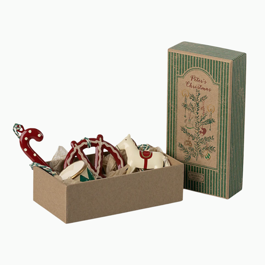 Metal Ornament Set | Maileg | Peter's Christmas