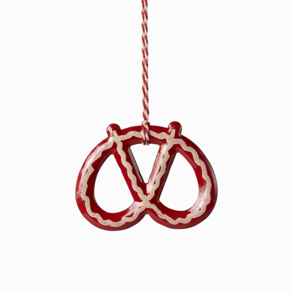 Maileg | Metal Ornament | Pretzel Stripe