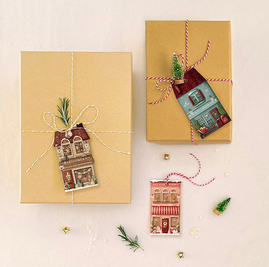 Christmas Gift Tags | Christmas Village 4pk