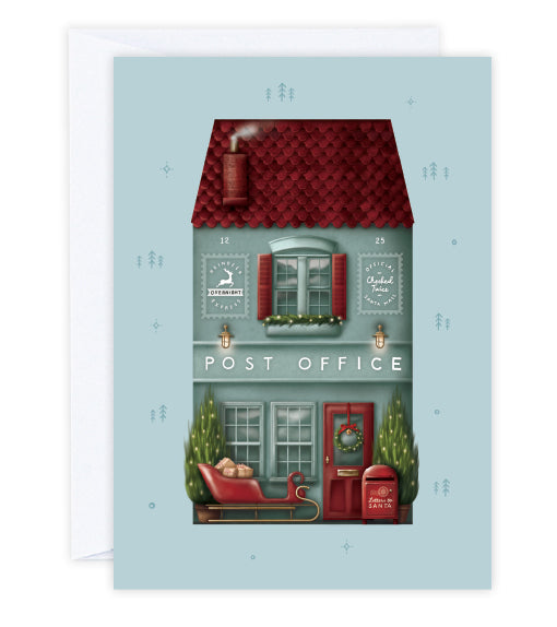 Christmas Card | Christmas Village Post Office