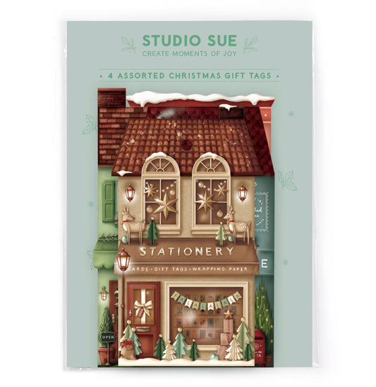 Christmas Gift Tags | Christmas Village 4pk