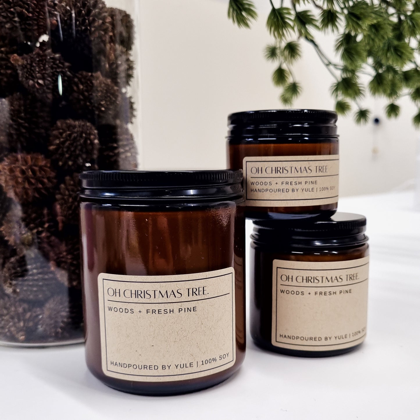 YULE Christmas Candle | Oh Christmas Tree