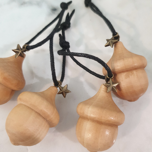 Wooden Acorn Decoration | Small