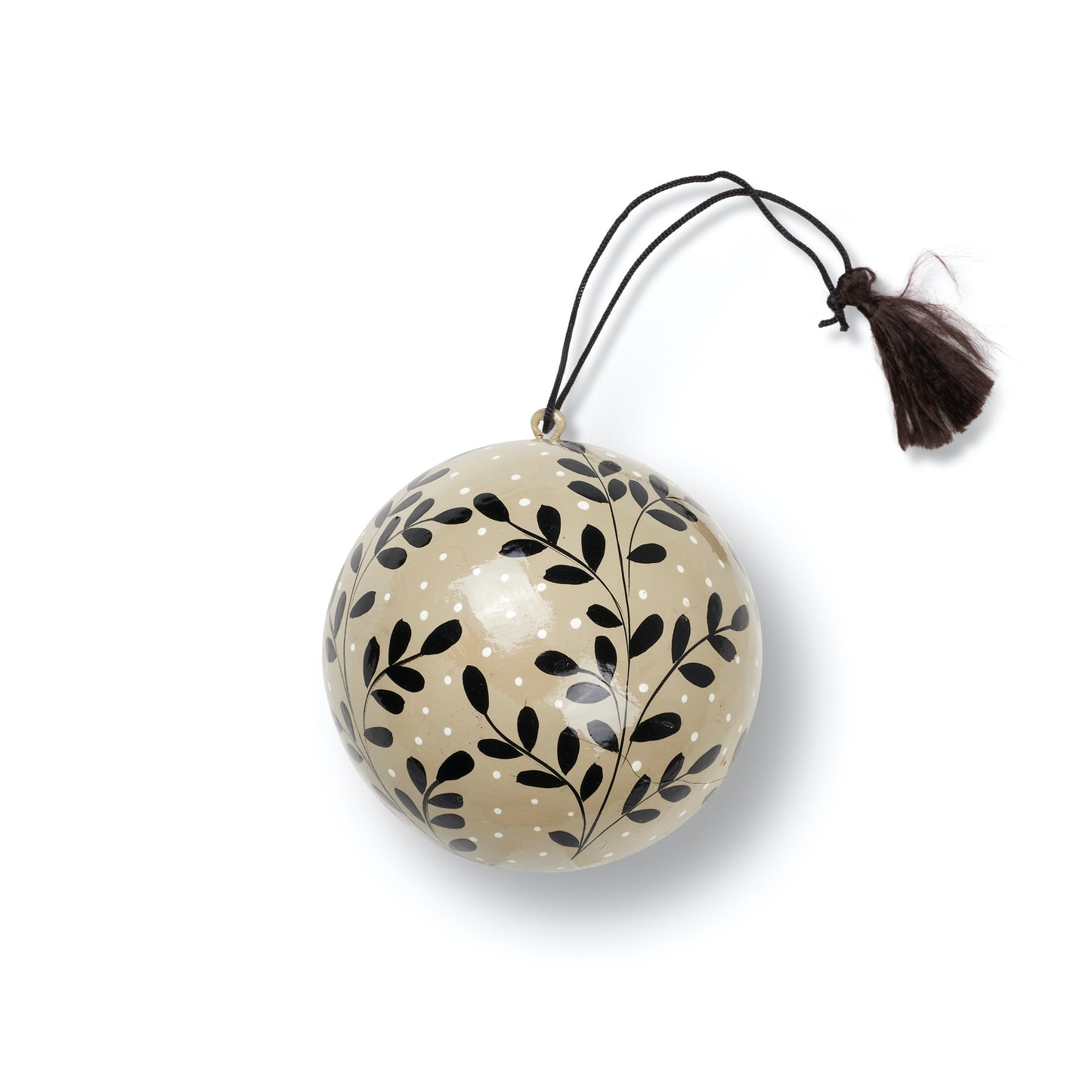 Paper Maché Bauble | Mistletoe