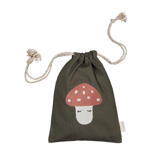 Christmas Gift Bag | Green | Mushroom