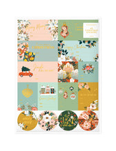 Load image into Gallery viewer, Floral Fields Christmas Stickers - 45 pack
