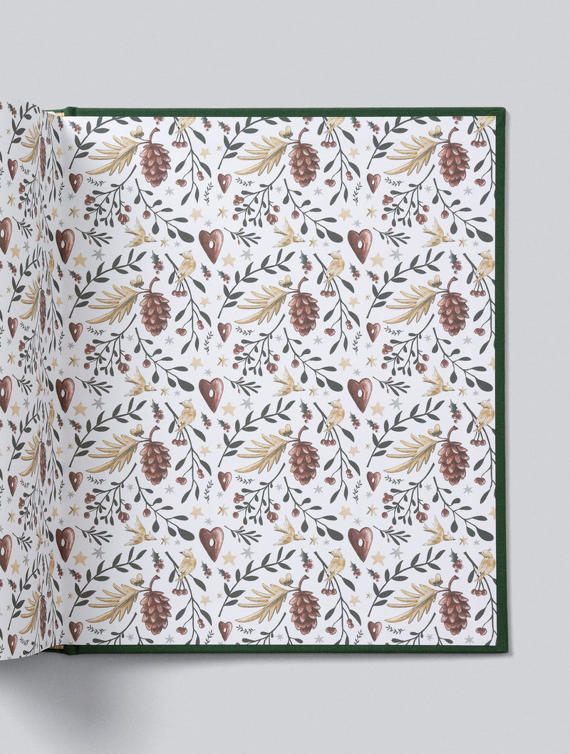 Family Christmas | A keepsake Journal | Forest Green