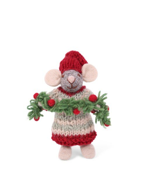Mouse with Garland | Gry & Sif