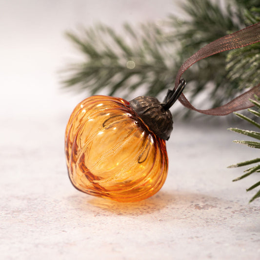 Glass Lantern | Honey | Small