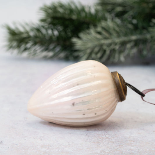 Glass Pinecone Bauble | Alba | Medium