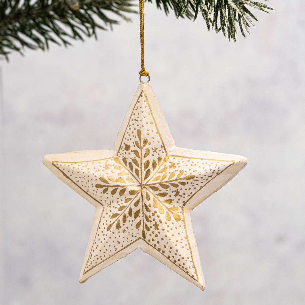 Paper Christmas Star | White Snowflake