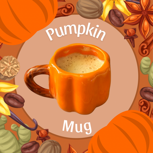 Pumpkin Mug | Orange + White