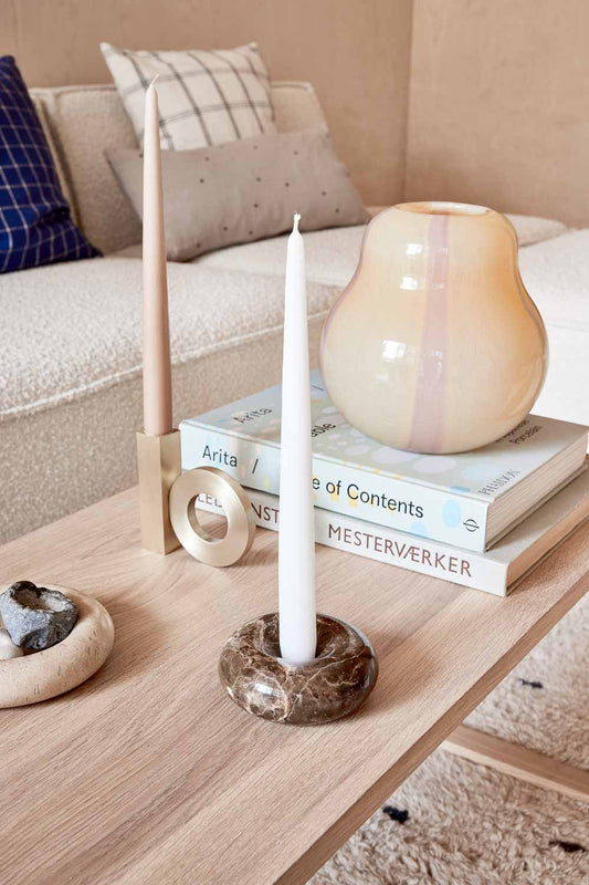 Fukai Candles 2pk | Medium | Clay