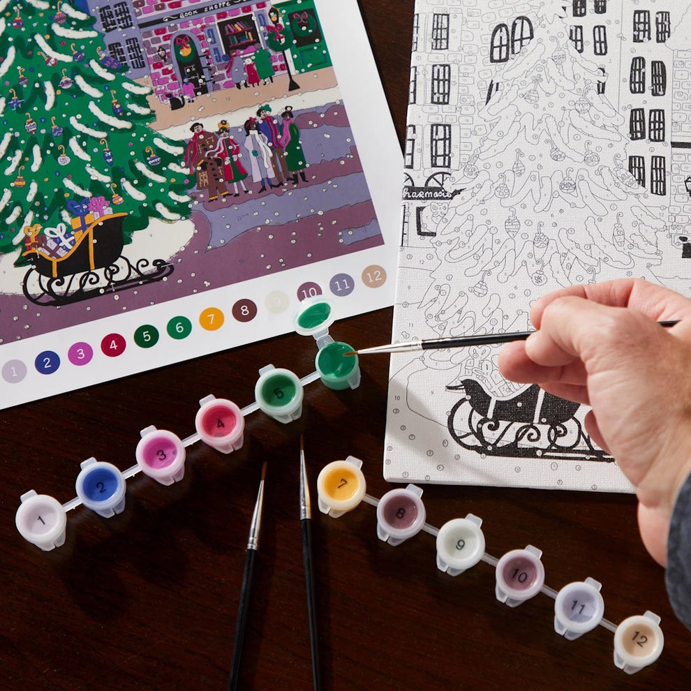 Christmas Paint by Numbers | Christmas Square