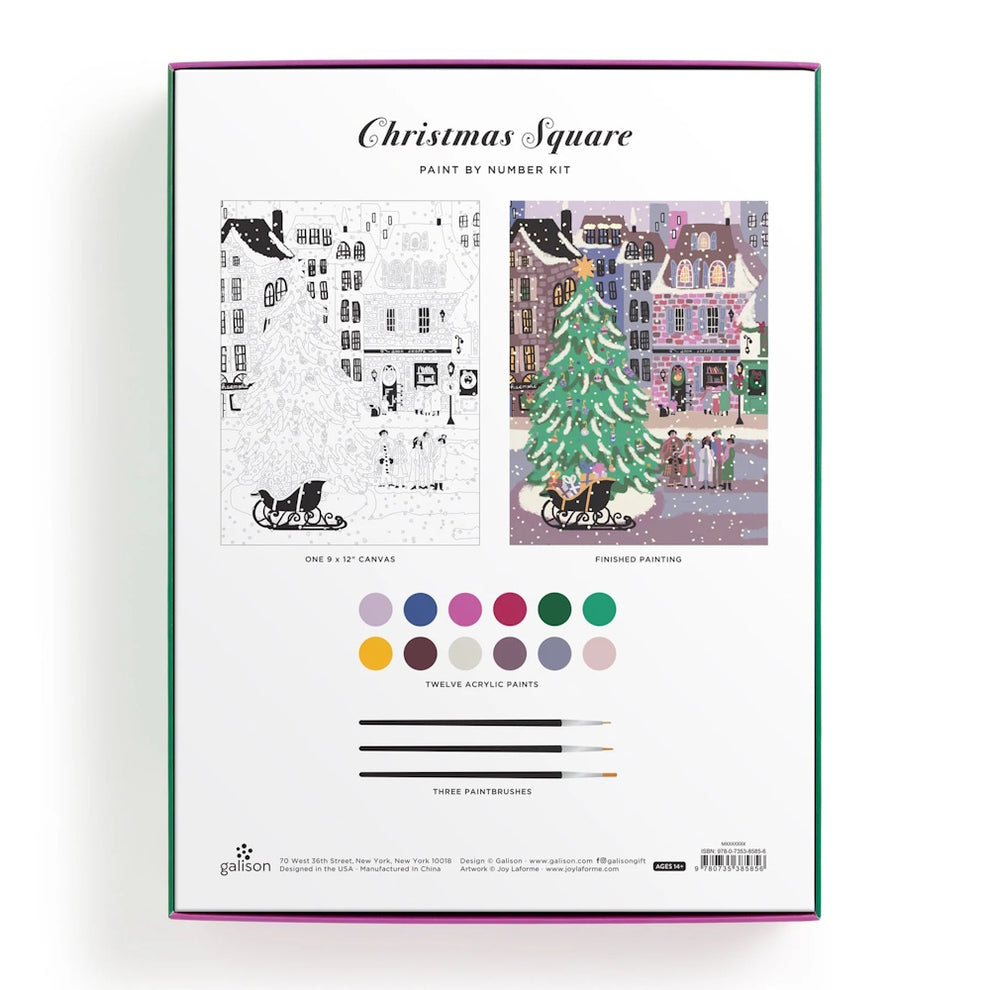 Christmas Paint by Numbers | Christmas Square