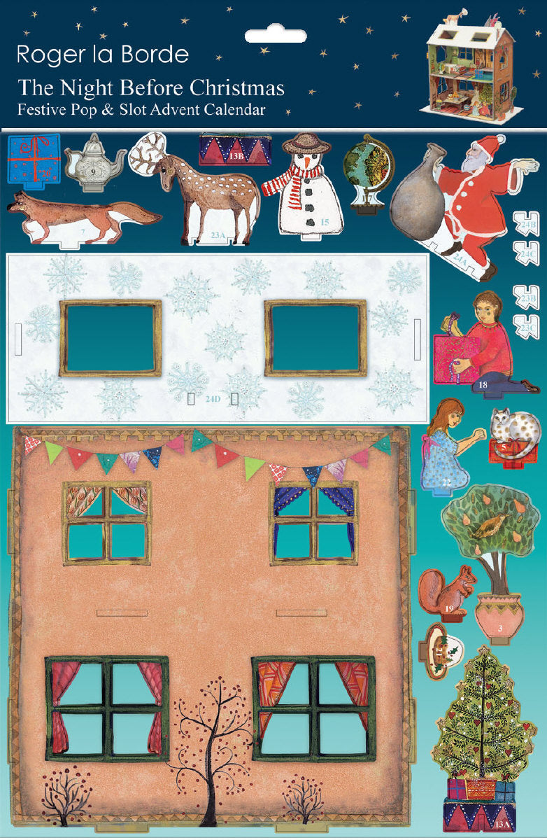 Advent Calendar | Pop & Slot | Night before Christmas