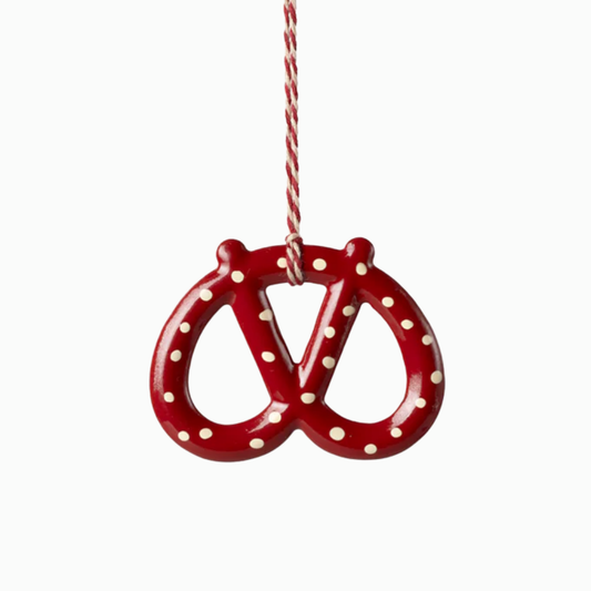 Maileg | Metal Ornament | Pretzel Dot