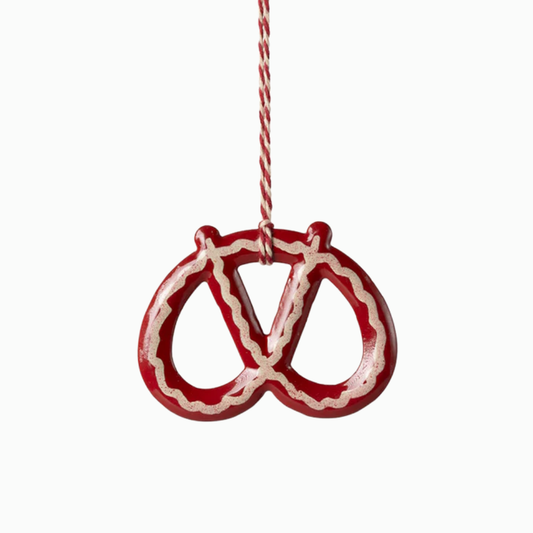 Maileg | Metal Ornament | Pretzel Stripe