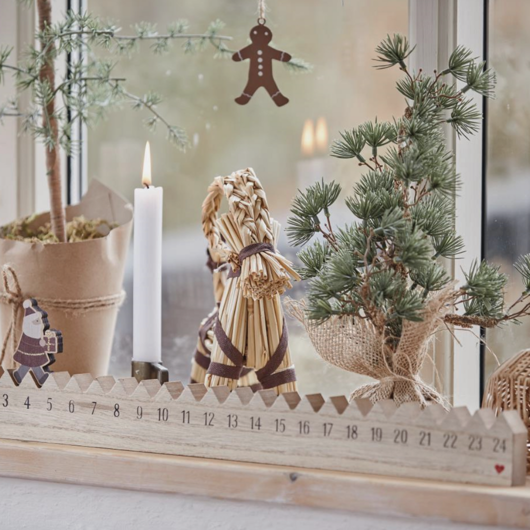 Wooden Advent | Walking Santa