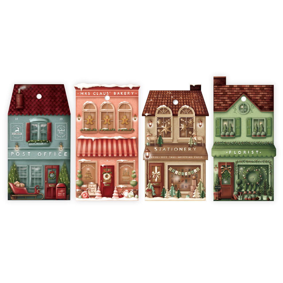 Christmas Gift Tags | Christmas Village 4pk
