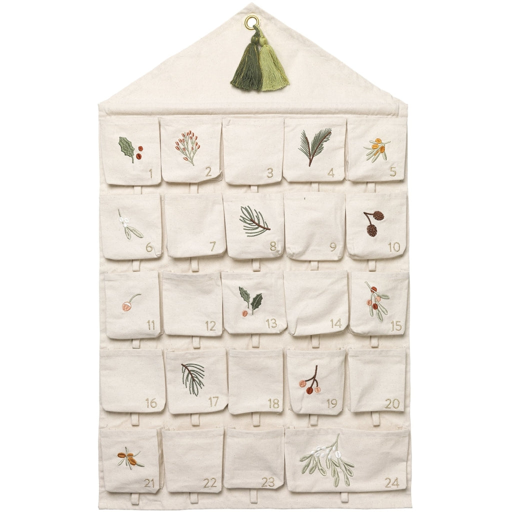 Advent Wall Calendar Fabelab Yule Greens