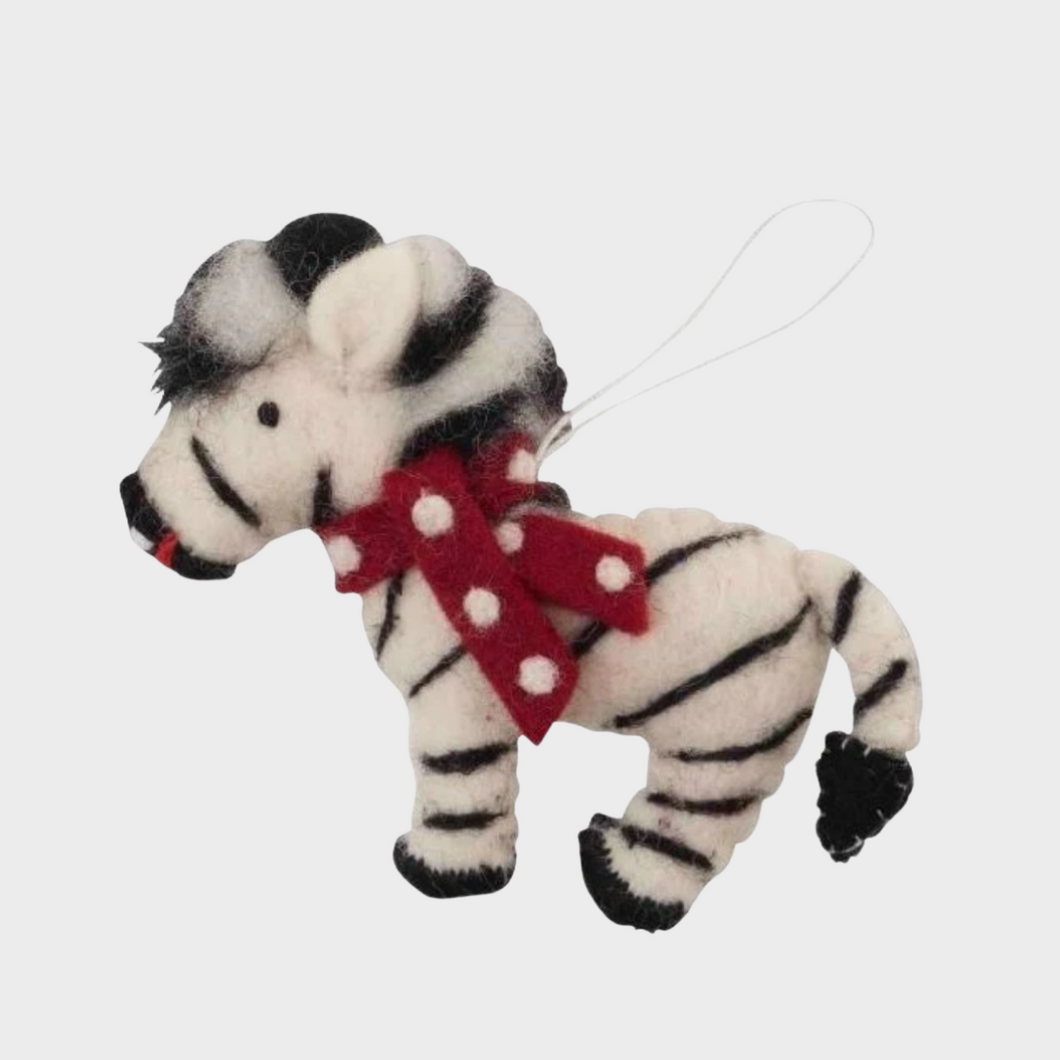 Felt Decoration | Zebra