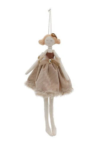 Millie Hanging Doll | Latte Velvet