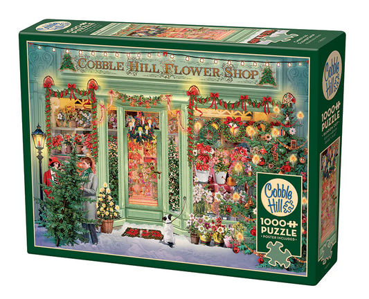 Christmas Puzzle 1000PC | Christmas Flower Shop