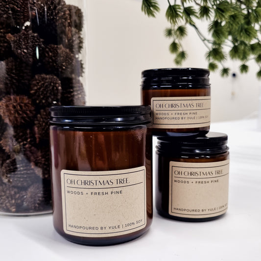 YULE Christmas Candle | Oh Christmas Tree