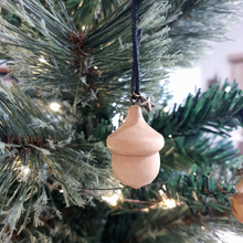 Load image into Gallery viewer, Wooden Acorn Decoration | Small
