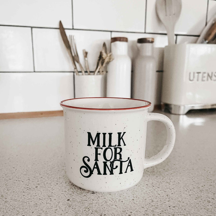Ceramic Mug | Milk for Santa