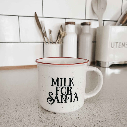 Ceramic Mug | Milk for Santa