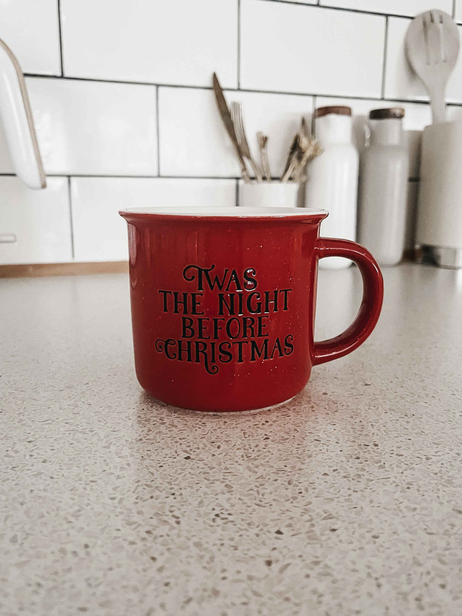 Ceramic Mug | Night before Christmas | Red