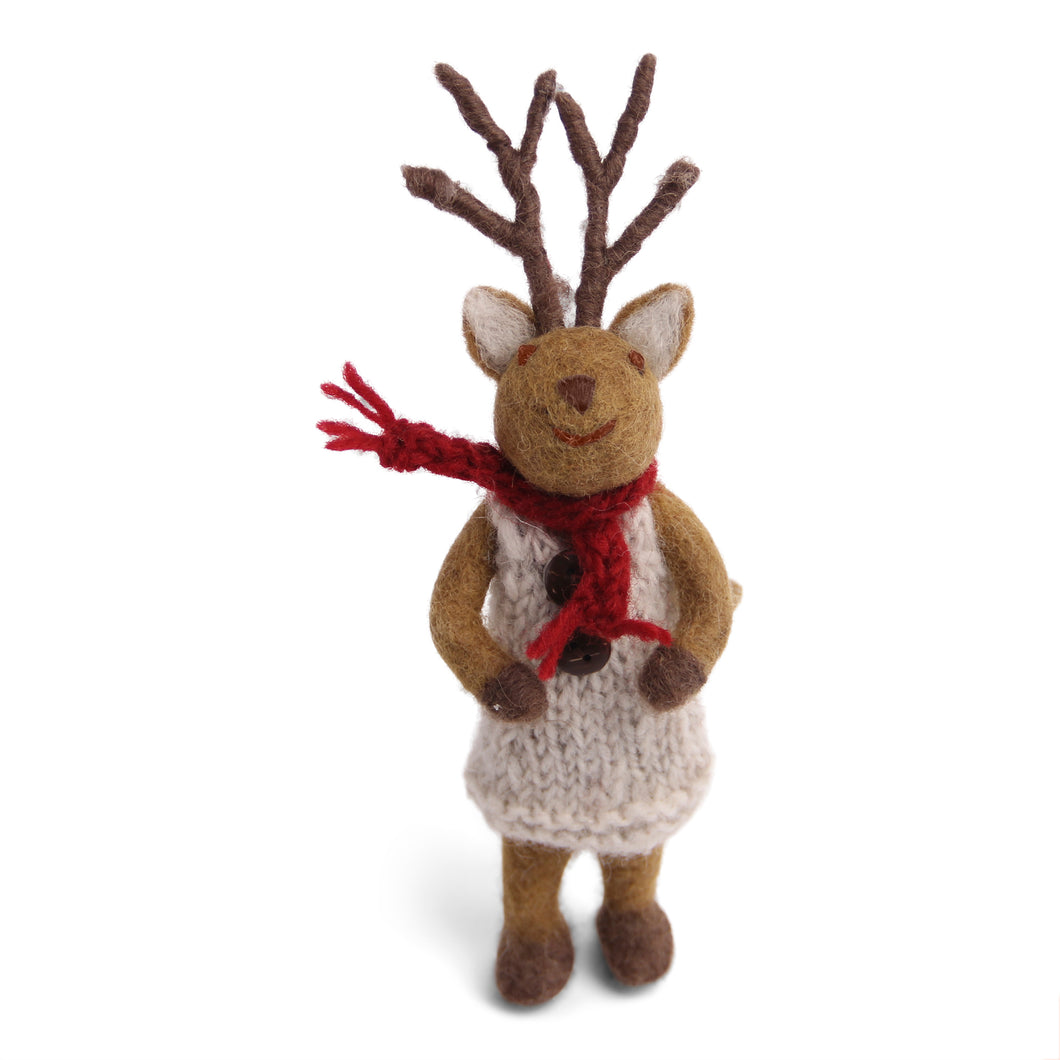 Felt Girl Deer | En Gry & Sif