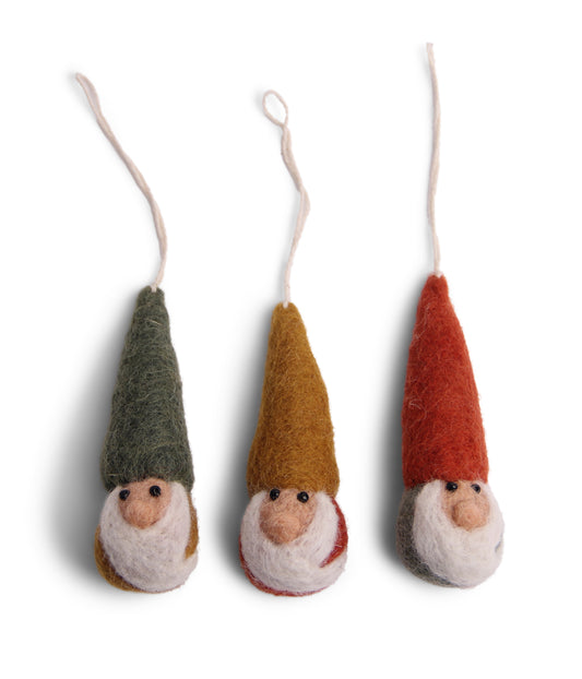 Felt Gnomes | 3pk | Gry & Sif