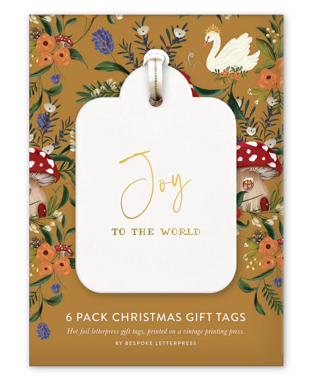Letterpress Christmas Gift Tags | 6pk
