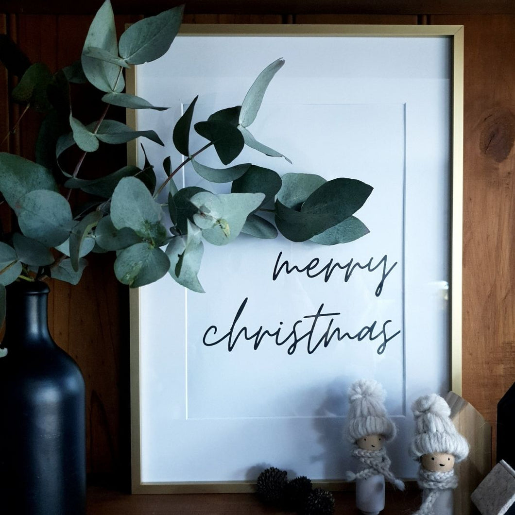 Christmas Print - Merry Christmas | Digital Download