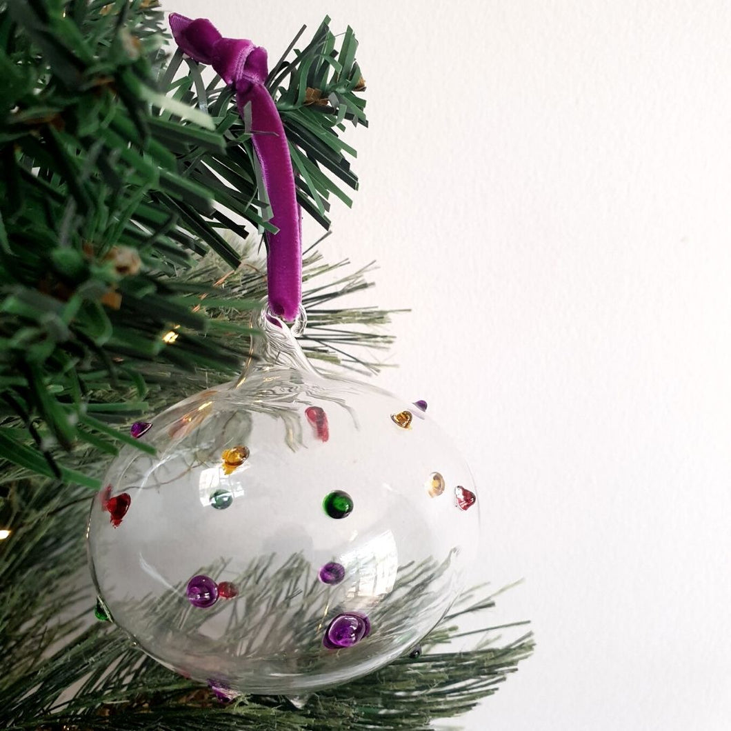 Polka Dot Glass Onion
