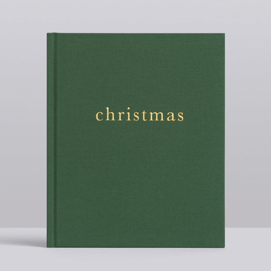 Family Christmas | A keepsake Journal | Forest Green